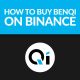 How To Buy tutorial guide BENQI (QI) Token on Binance Exchange